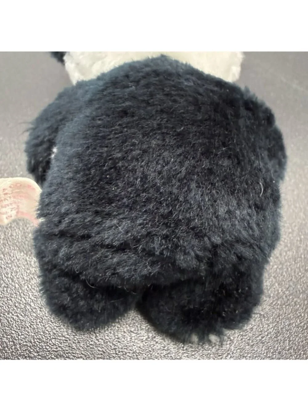 Russ Berrie Vintage Panda Bear Plush Black White Small 4.5” Korea 231
